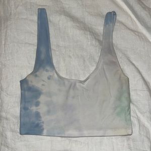 Wilfred free tie dye sports bra
